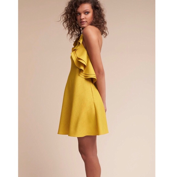 BADGLE MISCHKA WOMEN’S KIERAN RUFFLE DRESS - Picture 2 of 8